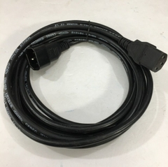 Dây Nguồn Máy Chủ VOLEX V1625 VAC14LS AC Power Cord C13 to C14 10A 250V 3x1.0mm² 18AWG For UPS PDU APC ARES Eaton Emerson Và Server Rack Length 4M