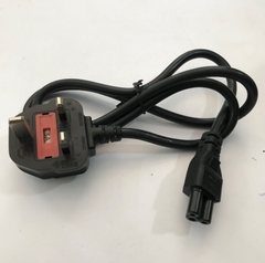 Dây Nguồn I-SHENG SP-62 IS-034 UK Chuẩn 3 Chấu Có Cầu Chì AC Power Cord BS1363 to C5 2.5A 250V 3X0.75mm Length 1M