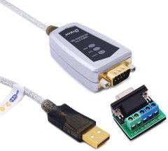Cáp Chuyển Đổi Tín Hiệu Điều Khiển USB to RS422/RS485 Serial Port Converter Adapter Cable with FTDI Chip Supports Windows 10, 8, 7, XP DTECH DT-5019 Dài 1.2M