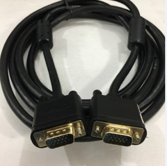 Cáp VGA 3+6 UNITEK Y-C504G Cable HD15 Male to Male VGA For Projection TV Computer Monitor Black Length 3M