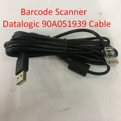 Cáp Datalogic 90A051939 Cable USB For Máy Quét Mã Vạch Barcode Scanner Datalogic Gryphon USB Type A 5V Host Power to RJ50 10 Pin Male Black Length 3M