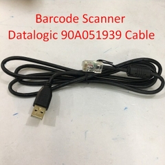 Cáp Datalogic 90A051939 Cable USB For Máy Quét Mã Vạch Barcode Scanner Datalogic Gryphon USB Type A 5V Host Power to RJ50 10 Pin Male Black Length 1.5M