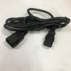 Dây Nguồn C14 to C13 Computer Power Extension Cord Chính Hãng Guangdong Xiongrun XR-602 XR-501 10A 250V 18AWG 3x0.75mm² Length 2M