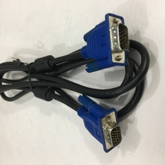 Cáp VGA Original Honglin E239426 20276 Hàng Đi Theo Màn Hình Chất lượng Cao Đã Qua Sử Dụng Monitor Cable HD15 Male to Male VGA Resolution Up To 1920 x 1200 Black Length 1.8M