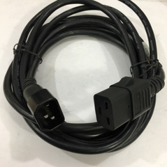 Dây Nguồn Máy Chủ VOLEX VAC14BS VAC19 AC Power Cord C14 to C19 13A 250V 3x1.5mm² 16AWG For UPS PDU APC ARES Eaton Emerson Và Server Rack Length 4.2M