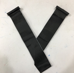 Cáp 34 Pin Flat Ribbon Cable Female to Female 2x17P 34 Wire Black Dài 45Cm IDC Pitch 2.54mm - Cable Pitch 1.27mm For HMI Panel CMC CNC PLC