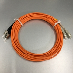 Dây Nhẩy Quang SC To ST Duplex Multimode Fiber Optic Patch Cord SC-ST Cable OS2 50/125 3.0mm PVC Length 5M