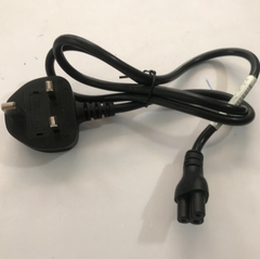 Dây Nguồn LONGWELL LP-61L LS-18N UK Chuẩn 3 Chấu Có Cầu Chì AC Power Cord BS1363 to C5 2.5A 250V 3X0.75mm Length 1M