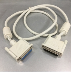Cáp Kết Nối JANUS DB25 Parallel Extension Cable DB25 Male to DB25 Female  E119932 Type 2464 28AWG 300V 25 Conductor White For Printer, Modems, Networks, CNC, PLC Length 1.5M