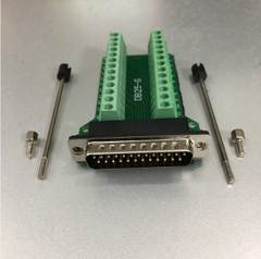 Đầu Cắm Nối Mô Dun Bắt Vít Khối RS232 Nối Tiếp 25 Chân Dương DB25 Terminal Male With Screw DB25 Breakout Connector RS232 Serial  25 Pin Connector