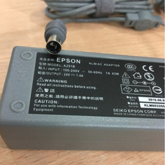 Adapter Scanner Epson A291B 24V 1.4A 43W For 3590 Photo Scanner V500 V600 Epson GT-1500 Connector Size 6.0mm x 4.0mm