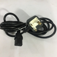 Dây Nguồn VOLEX V1625 UK Chuẩn 3 Chấu Có Cầu Chì AC Power Cord BS1363 to C13 10A 250V 3X1.0mm Length 3M