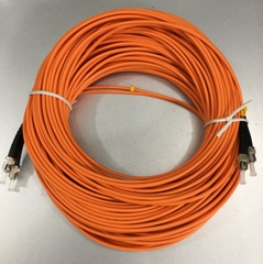 Dây Nhẩy Quang ST To ST Duplex Multimode Fiber Optic Patch Cord ST-ST Cable OS2 50/125 3.0mm PVC Length 30M