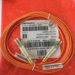 Dây Nhẩy Quang OM4 LC to LC Duplex 5M AMPHENOL 943-99573-1005 Multimode Fiber Optic Patch Cable OS2 50/125 2.0mm PVC Length 5M