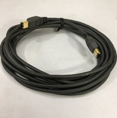 Cáp IEEE 1394a FireWire Cable 6 Pin to 6 Pin Hàng Chất Lượng Cao JAMER E219485 AWM STYLE 20276 80°C 30V VW-1 Tốc Độ Truyền Dữ Liệu Lên Tới 400Mb / giây Grey Length 3.7M