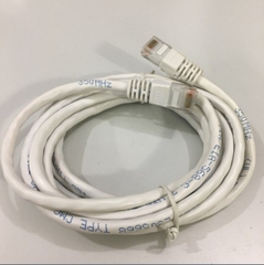 Dây Nhẩy Juniper 094-0040-000 24AWM Cat5e UTP PVC CM Ethernet Network Patch Straight Through Cable White Length 2.1M