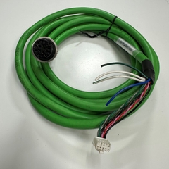 Cáp 3M 10ft SDL-MOT-B-03 Cable Connector SSW 15 Pin Female to 11 Core For Signal and Power Industrial I/O Cable BENDING RESISTANCE AND OIL 90℃ 300V 3x2x0.15mm²+4x0.5mm² OD 9.0mm