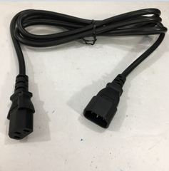 Dây Nguồn Máy Chủ DING CHENG DC-39 DC-25 GLOBELLINK AC Power Cord C13 to C14 10A 250V 3x1.0mm² 18AWG For UPS PDU APC ARES Eaton Emerson Và Server Rack Length 1.8M