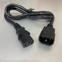 Dây Nguồn APC Power Cord IEC C13 to C14 Cable 3.3Ff Dài 1M 10A 250V H05VV-F 18AWG 3x1.0mm² Cable OD 7.8mm AP9870 in Taiwan