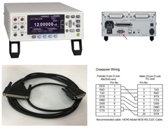 Cáp Máy Đo Điện Trở HIOKI Model 9638 RS-232C Cable DB9 Female to DB25 Male Black For Hioki RM3545 RM3545-01 RM3545-02 Length 2M