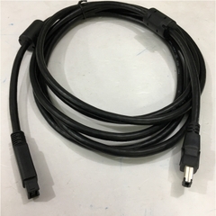 Cáp IEEE 1394b FireWire Cable 9 Pin to 6 Pin Hàng Chất Lượng Cao E318309 AWM STYLE 20276 80°C 30V VW-1 Tốc Độ Truyền Dữ Liệu Lên Tới 800Mb / giây Black Length 3M