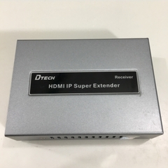 Chuyển Tín Hiệu HDMI to LAN DTECH DT-7046S HDMI IP EXTENDER 120M PLUS ADAPTER SENDER