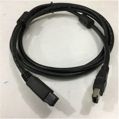 Cáp IEEE 1394b FireWire Cable 9 Pin to 6 Pin Hàng Chất Lượng Cao E318309 AWM STYLE 20276 80°C 30V VW-1 Tốc Độ Truyền Dữ Liệu Lên Tới 800Mb / giây Black Length 1.8M