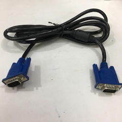 Cáp VGA Monitor Cable HD15 Male to Male VGA Black Length 1.8M