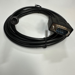 Cáp 10M 33ft RS232 Serial Communication Shielded Cable Mini Din 4 Pin Male to DB9 Male For PLC FATEK FBs-Series witch HMI Beijer Electronics x2 Base 7-f2 Touch Screen