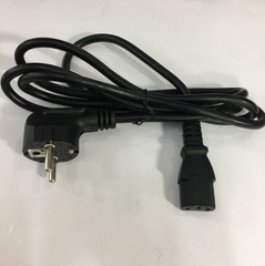 Dây Nguồn TRIACE TS-407 HUAN QIU HQ-AC025 Chuẩn 2 Chân Đầu Tròn AC Power Cord Schuko CEE7 Euro Plug to C13 10A 250V 3x0.75mm Length 1.8M