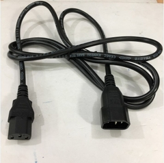 Dây Nguồn Máy Chủ VOLEX V1625 VAC14LS AC Power Cord C13 to C14 10A 250V 3x1.0mm² 18AWG For UPS PDU APC ARES Eaton Emerson Và Server Rack Length 1.9M