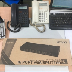 Bộ Chia Tín Hiệu VGA Video Splitter 1 In 16 Out Chính Hãng MT-ViKI MT-35016 For Projector TV Monitor 350MHz