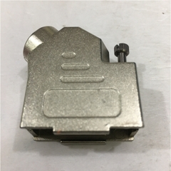Vỏ Ốp Kim loại Lỗ Luồn Cáp Cong 45 Độ Đầu Hàn D-SUB 9 Pin Metal Cover Deluxe 45 Degree Entry Nickel