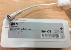 Adapter Màn hình LG Monitor Widescreen LED LCD HDTV LG DA-65J19 19V 3.42A 65W White For Monitor LG Flatron IPS226V IPS236V MX235IPS Connector Size 6.5mm x 4.4mm