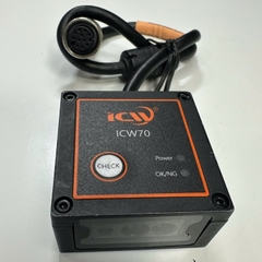 ICW ICW70SR SHIJIE Industrial Barcode Reader Scanner Connector M12 12 Pin A-Code Female Hàng Theo Thiết Bị Đã Qua Sử Dụng