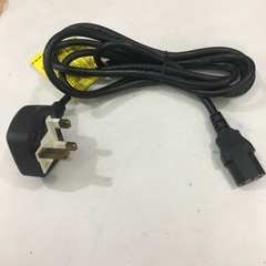 Dây Nguồn VOLEX MS589 V1625 UK Chuẩn 3 Chấu Có Cầu Chì AC Power Cord BS1363 to C13 10A 250V 3X1.0mm² For Thiết Bị Y Tế Thiết Bị Mạng Cisco Và Máy Chủ Length 2.3M