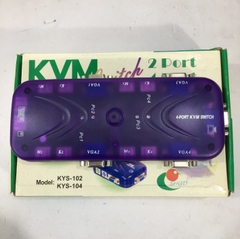 Bộ KVM Switch KYS-104 4 Ports PS2