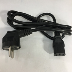 Dây Nguồn HONG SHAN CHUAN HSC-802 HSC-406 Chuẩn 2 Chân Đầu Tròn AC Power Cord Schuko CEE7 Euro Plug to C13 10A 250V 3x1.0mm Length 1.5M