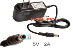 Adapter 5V 2A Original Máy Chấm Công Vân Tay Ronald Jack X628C Connector Size 5.5mm x 2.5mm