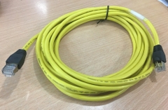 Cáp Mạng Đúc Bọc Sắt Chống Nhiễu CAT5E ETL Verified to EIA/TIA 568B CAT5E RJ45 Ethernet Network Patch Cable Straight-through Yellow Length 5M
