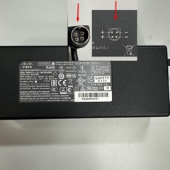 Adapter 54V 1.67A 90.18W Cisco IEC C14 Plug Connector Tip Size 4 Pin Mini Din 10mm For For Cisco SG300-10 10 Port Gigabit POE Managed Switch