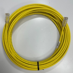 Cáp Mạng 10M 33ft Panduit Patch Cord CAT6A UTP Performance CM/LSZH 28X10MYL Small Diameter OD 4.8mm 4 Pair 28AWG Yellow For Industrial Ethernet Network LAN 10 Gigabit