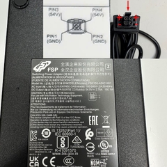 Adapter 54V 2.78A 150W FSP IEC C14 Plug Connector Tip Size Molex 4 Pin Pitch 3.0mm For Switch HPE Aruba PoE+ DoE J9774A J9780A J9982A Power Supply