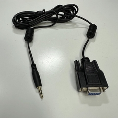 Cáp 3M 10ft DB9 Female to 3.5mm Male Plug Stereo 3 Lever Serial Ferrite Core Cable For Industrial Data Transfer witch Computer Communication RS232