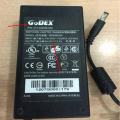 Adapter Original GODEX 215-300028-002, WDS060240 For Printer G500 G530 EZ1100 EZ1300 EZ-1300 24V 2.5A Connector Size 5.5mm x 2.5mm