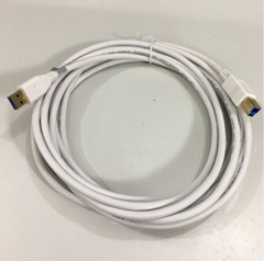 Cáp Kết Nối Chính Hãng NETmate USB 3.0 AM-BM NM-UB300Z Cable E352563 AWM 20276 80C 30V White Length 5M
