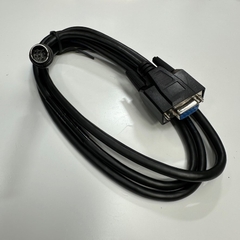 Cáp 1.8M 6ft RS232 Communication Shielded Cable Mini Din 8 Pin Male to DB9 Female For Máy Đọc Vi Phiến Hấp Thụ Không Cần Bộ Lọc Molecular Devices SpectraMax Plus 384 Microplate Reader witch Computer
