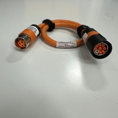 Cáp 25Cm Beckhoff ZK4701-0401-2002 Extension Cable Connector MAT01730658 9 Pin Male to MAT01730653 9 Pin Female For Servo Motor Beckhoff Signal Cable and Power Cable Hàng Original theo thiết bị