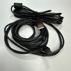 Cáp 4.8M 16ft Shielded Cable USB 2.0 Type A Male to Micro-B Male Right Angle For Data Transfer Cable Download/Upload Communication witch Computer