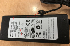 Adapter YJS05-2402000D 24V 2000mA Connector Size 5.5mm x 2.1mm